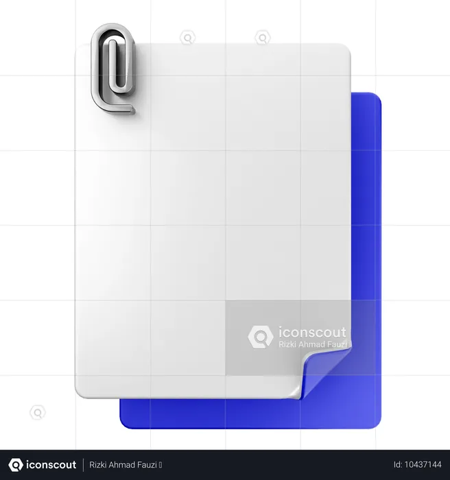 File Attachment  3D Icon