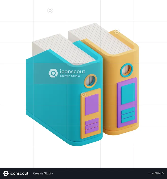 File Binder  3D Icon