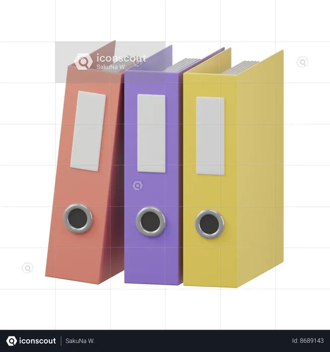 File Binder  3D Icon