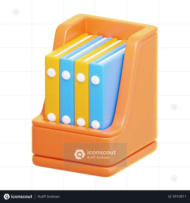 File Binder  3D Icon