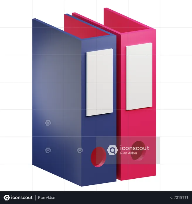 File Binder  3D Icon