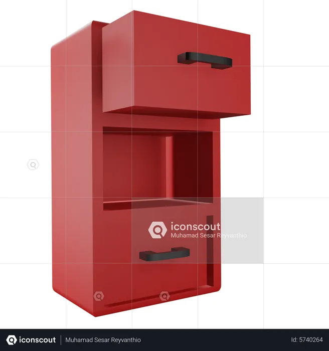 File Cabinet  3D Icon