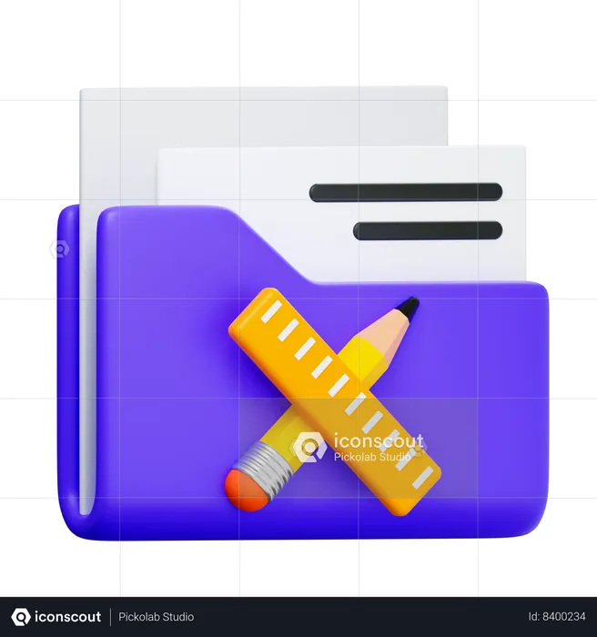 File design  3D Icon