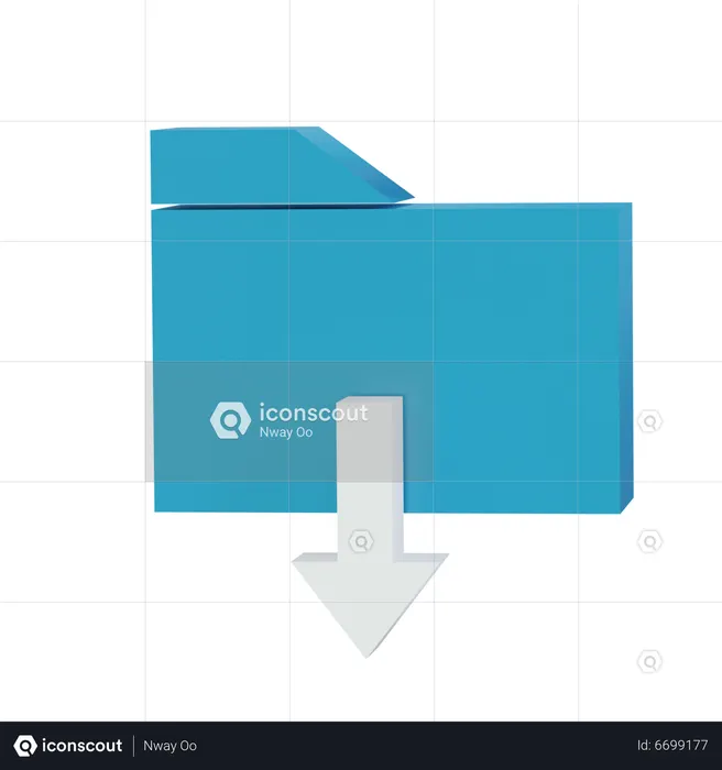 File Download  3D Icon