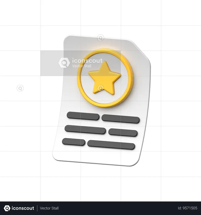 File Favourite  3D Icon