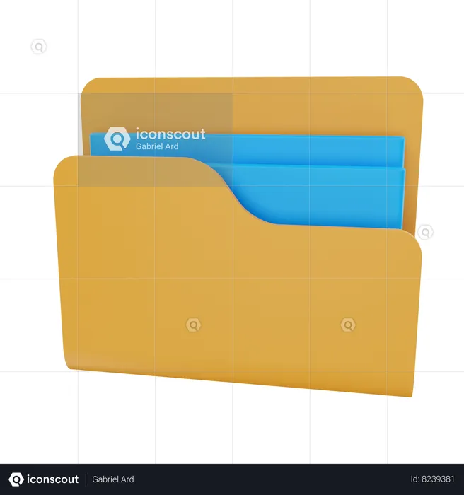 File Folder  3D Icon