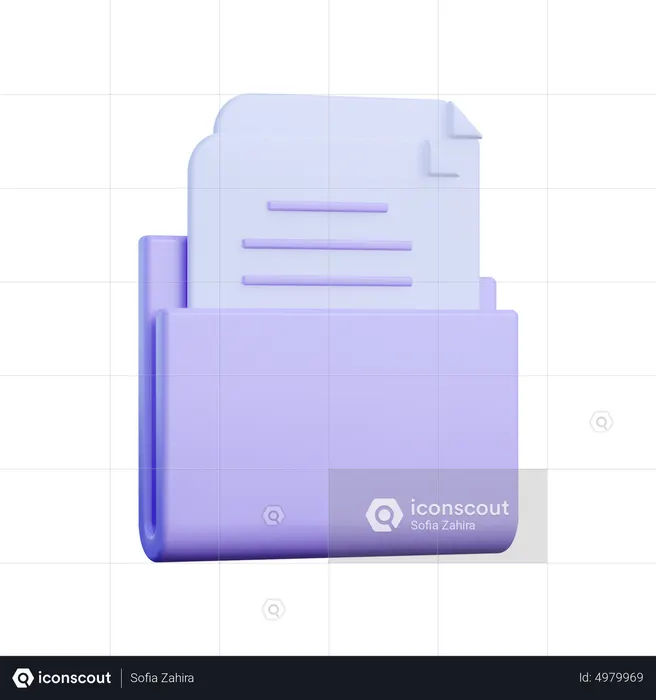 File Folder  3D Icon