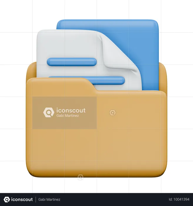 File Folder  3D Icon