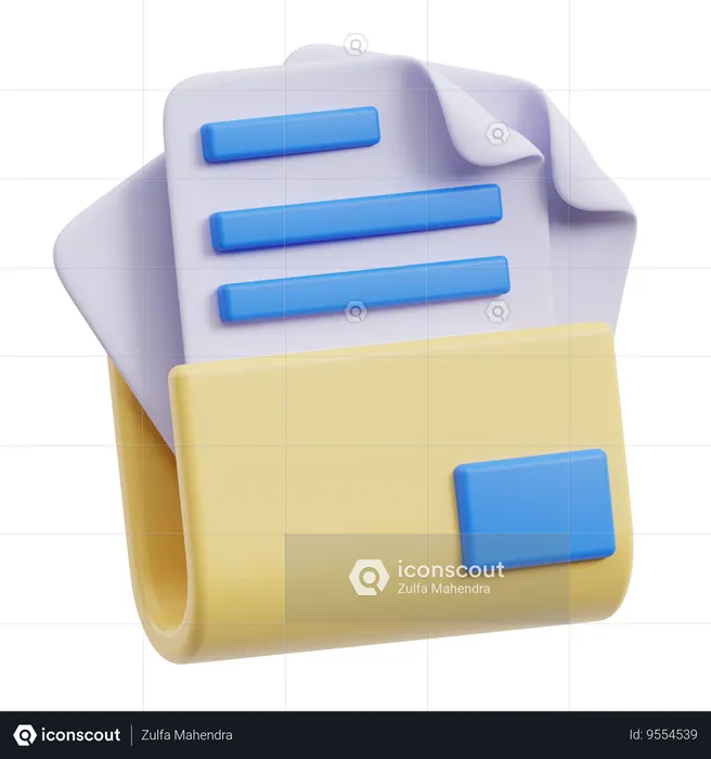 File Folder  3D Icon