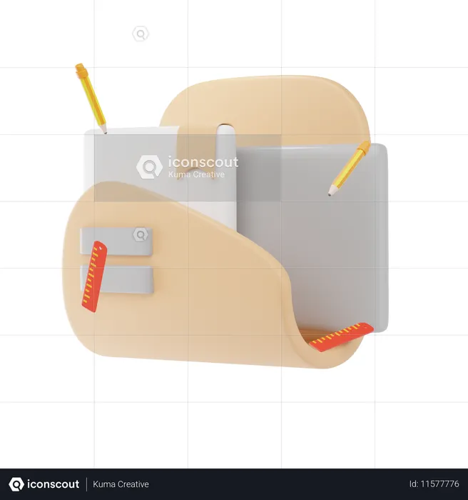 File Folder  3D Icon