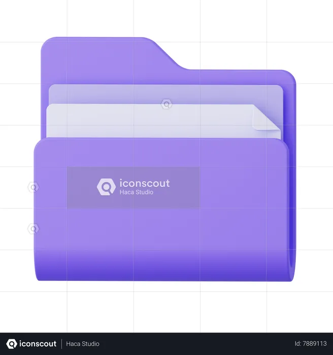 File Folder  3D Icon