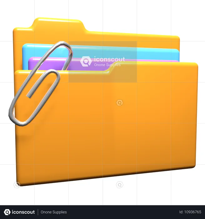 File Folder  3D Icon