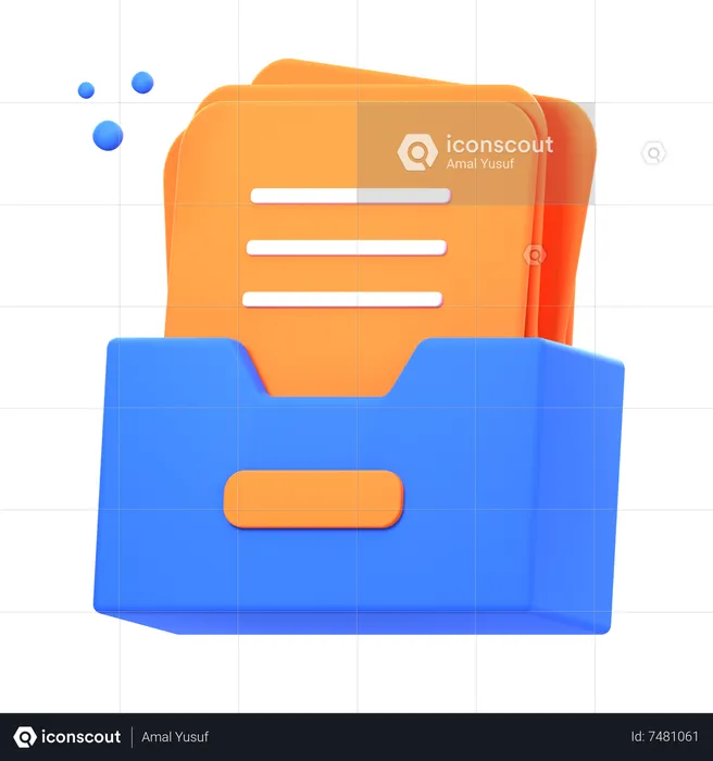 File Holder  3D Icon