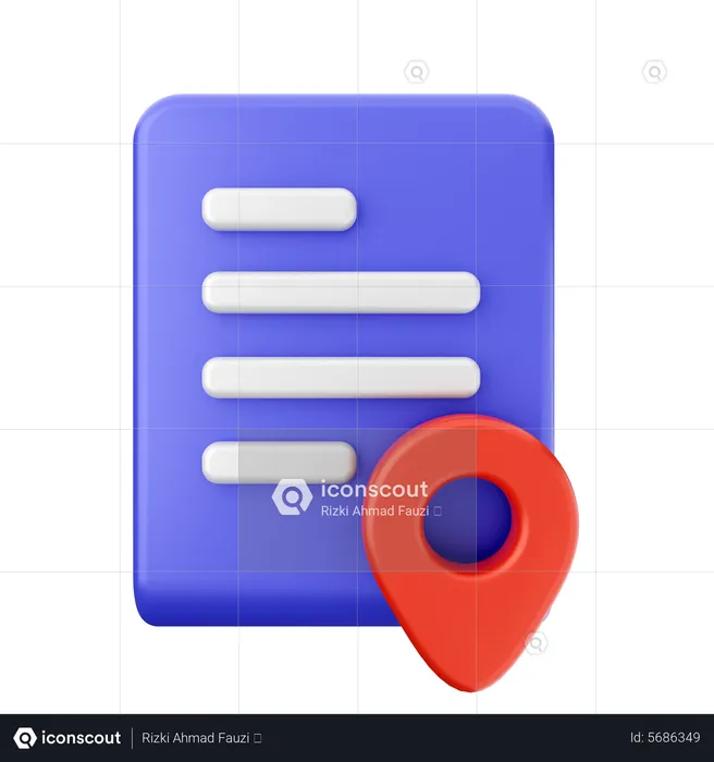 File Location  3D Icon