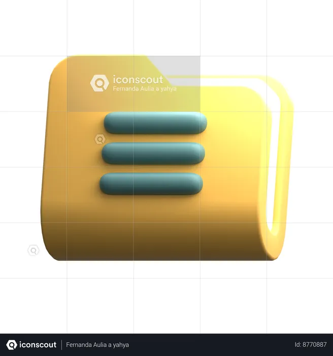 File Manager  3D Icon
