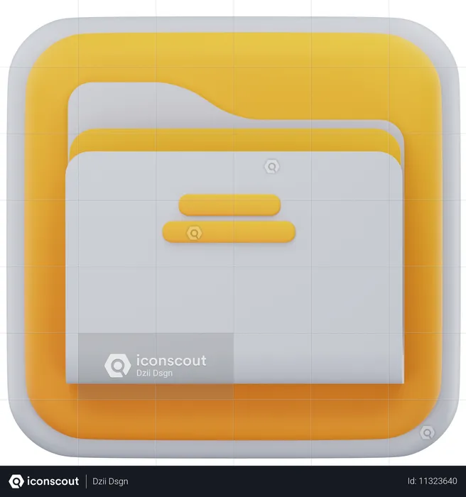 File manager  3D Icon