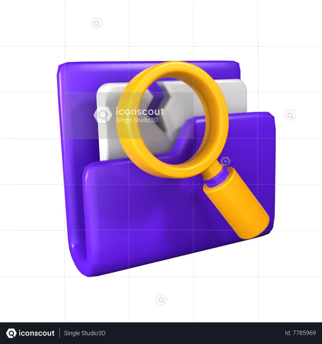 File Not Found  3D Icon