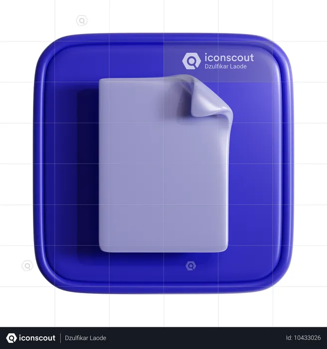 File Off  3D Icon