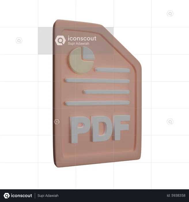 File Pdf  3D Icon