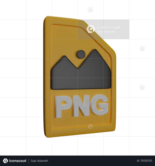 File Png  3D Icon