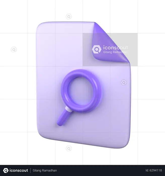 File Search  3D Icon