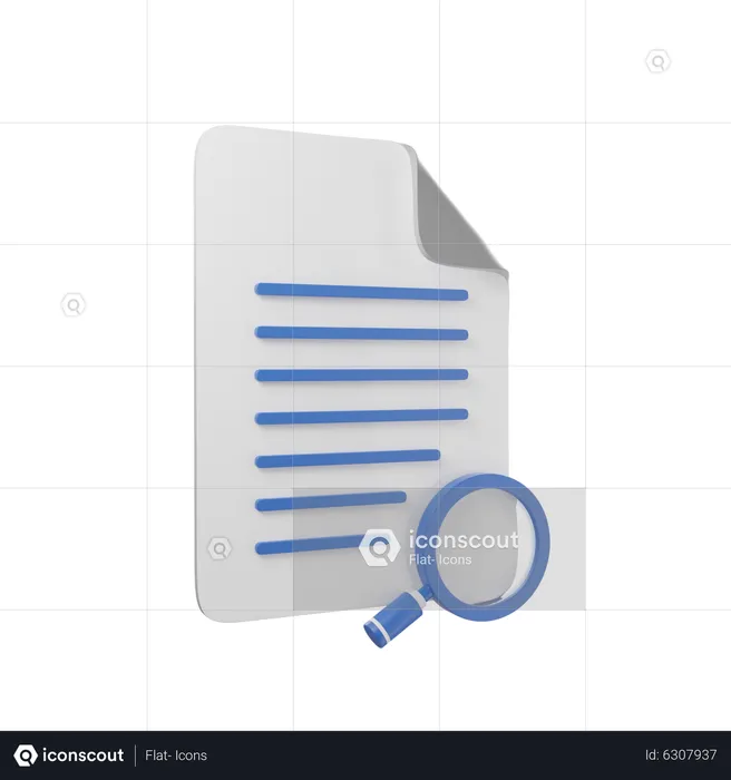 File Search  3D Icon