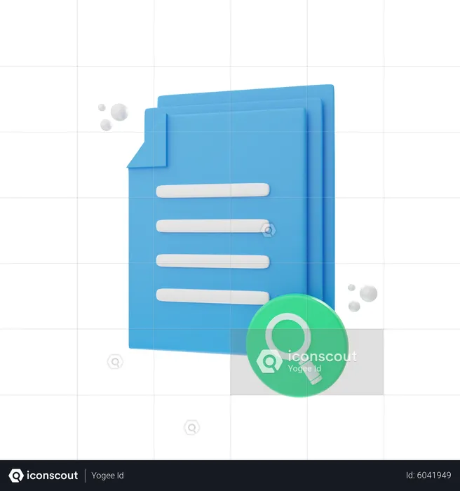 File Search  3D Icon