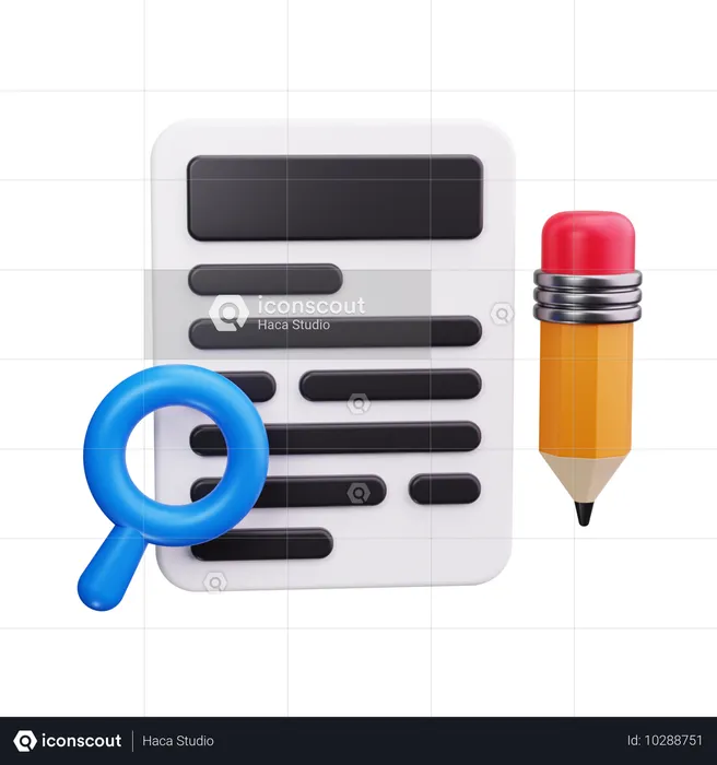 File Search  3D Icon