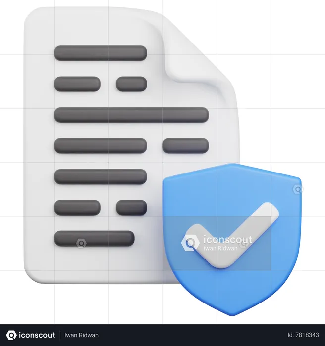 File Security  3D Icon