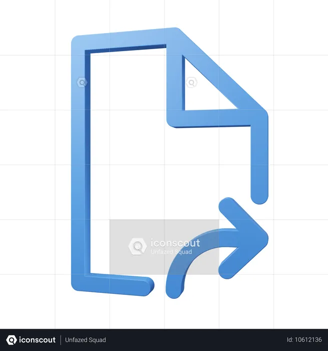 File Send  3D Icon