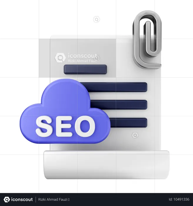 File Seo  3D Icon