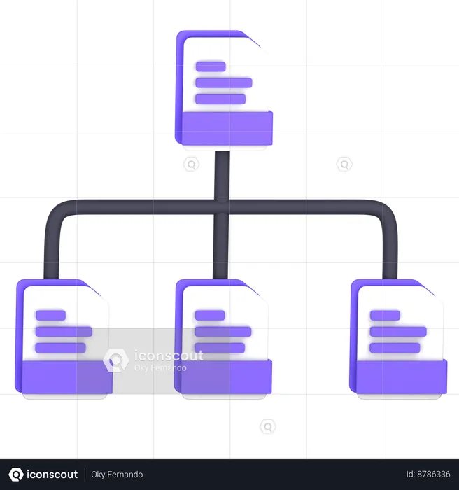 File Sharing  3D Icon