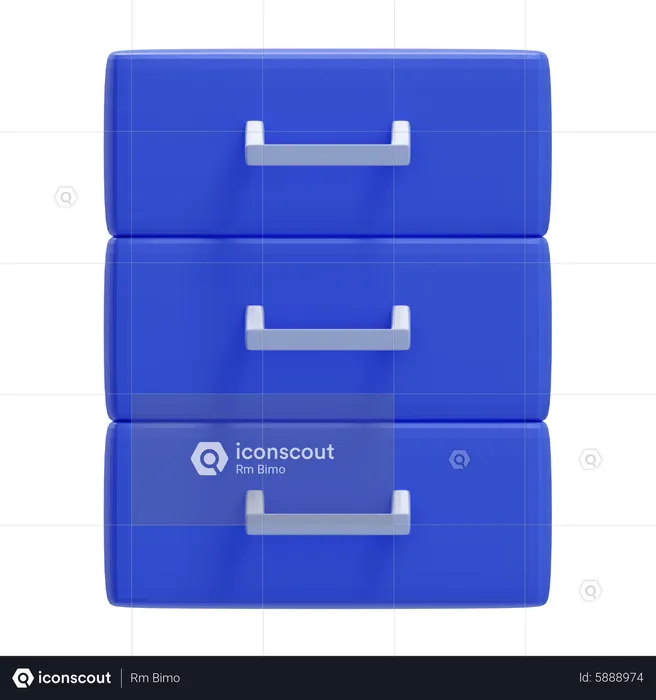 File Shelf  3D Icon