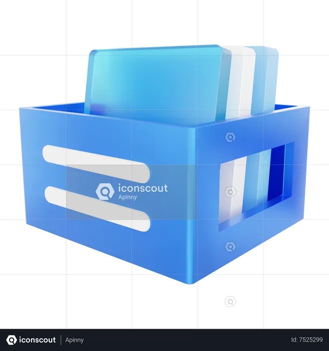 File Storage  3D Icon