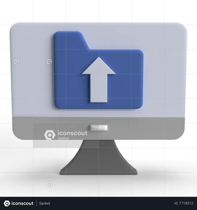 File Upload  3D Icon