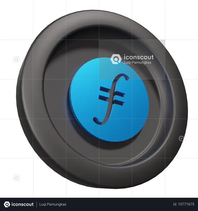 Filecoin  3D Icon