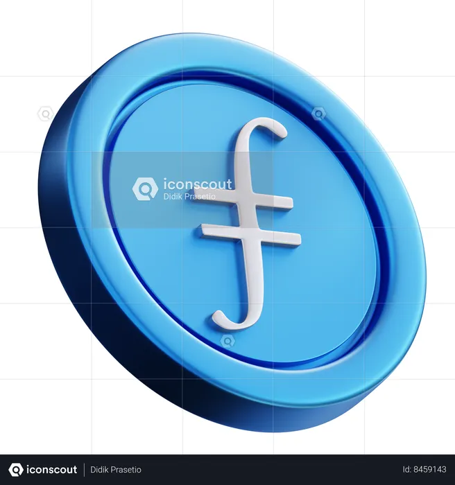 Filecoin  3D Icon