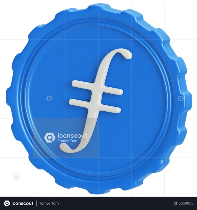 Filecoin  3D Icon