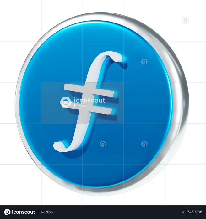 Filecoin  3D Icon
