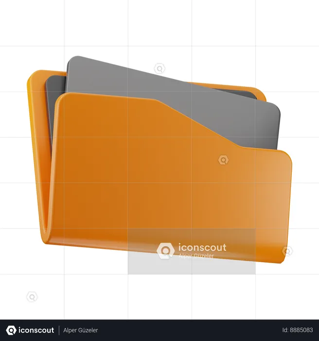 Files And Folders  3D Icon