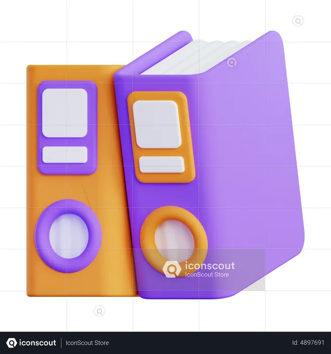 Files Binder  3D Icon