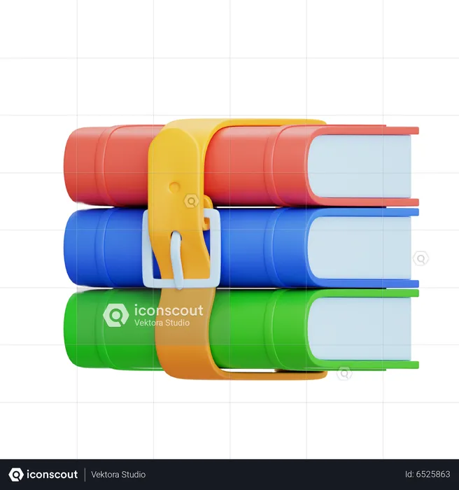 Files Compressed  3D Icon