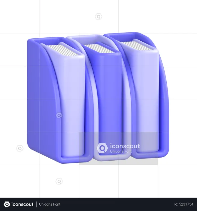 Files Rack  3D Icon
