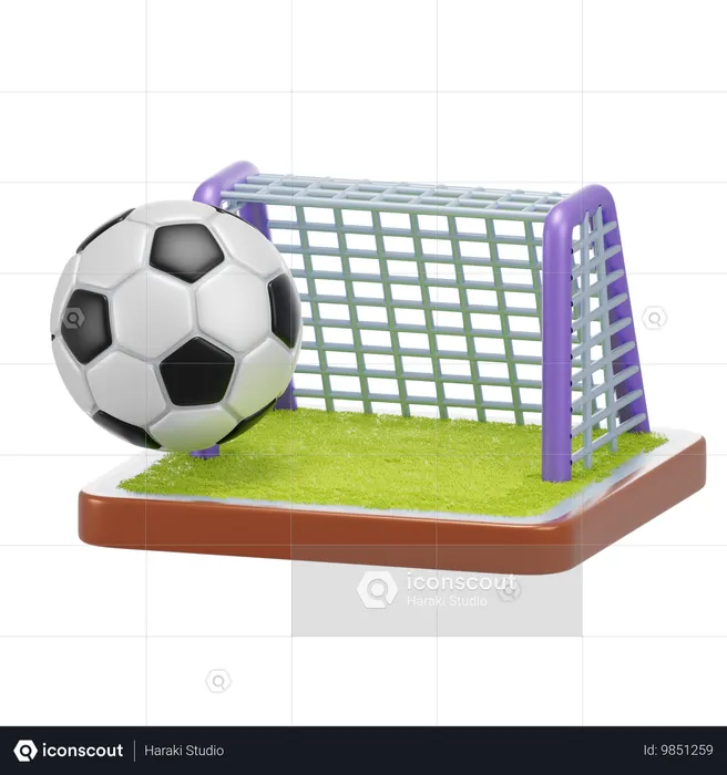 Filet de football  3D Icon