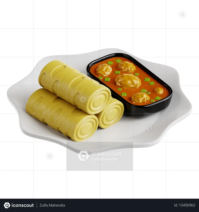 Crêpe nette  3D Icon