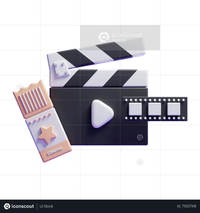 Film  3D Icon