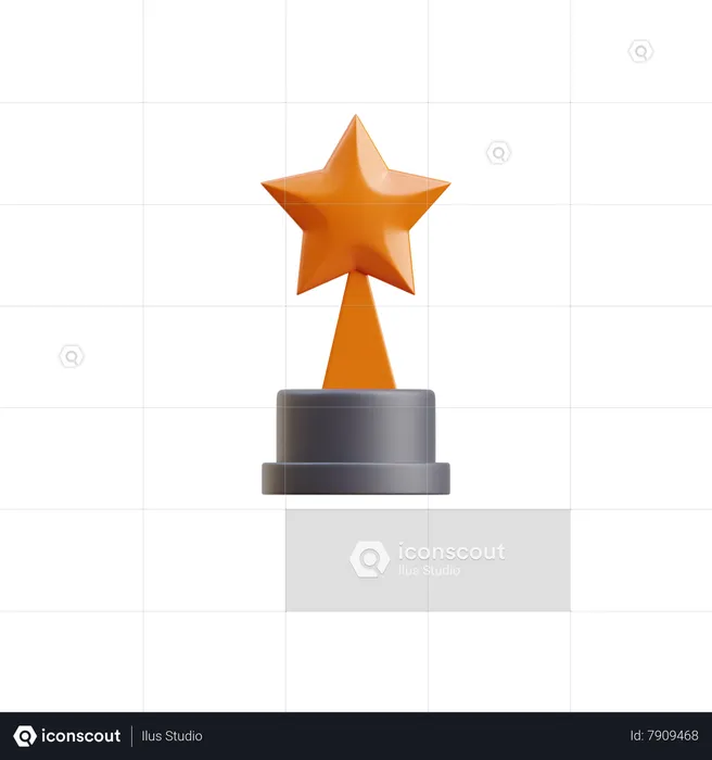 Film Award  3D Icon