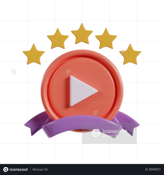 Film Rating  3D Icon