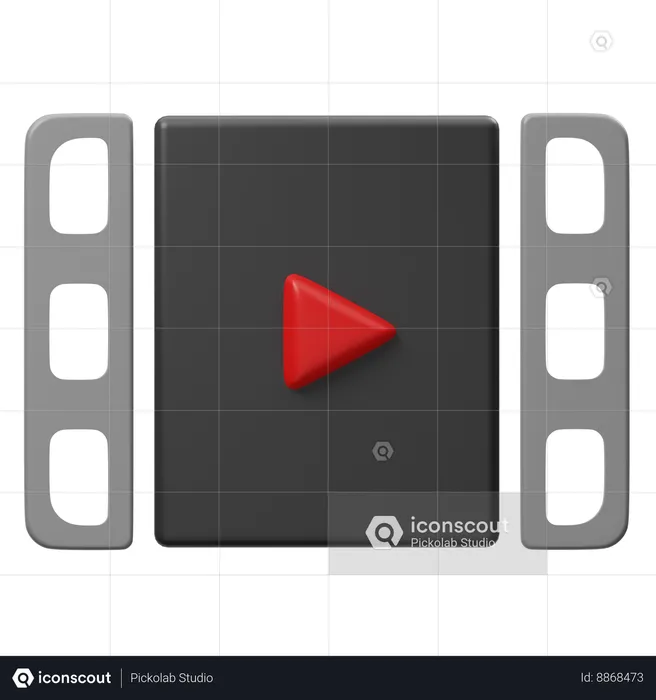 Film reel  3D Icon