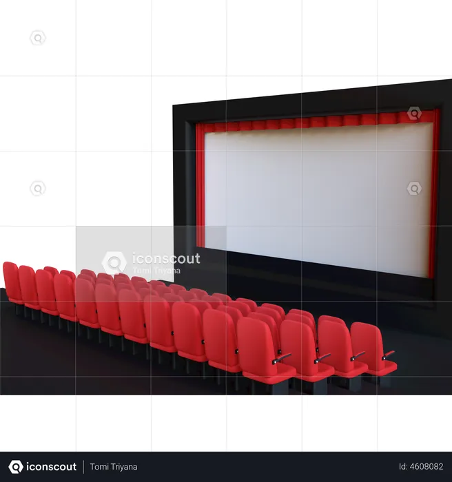 Film Theater  3D Illustration